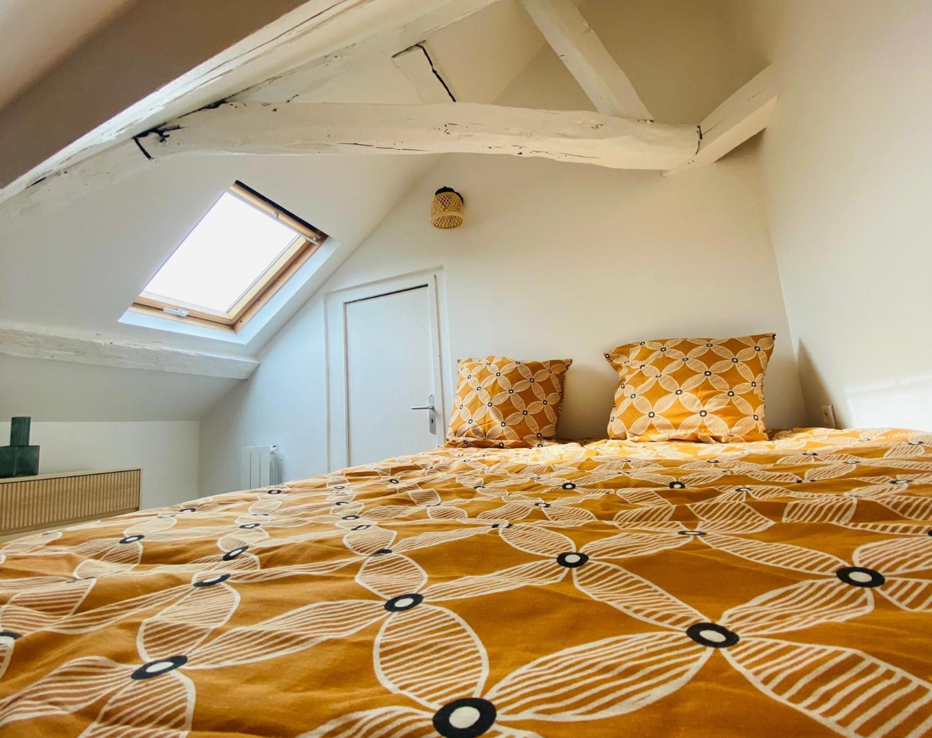 Le Duplex Rouen Cocooning Rouen Centre Parking Apartment Bagian luar foto