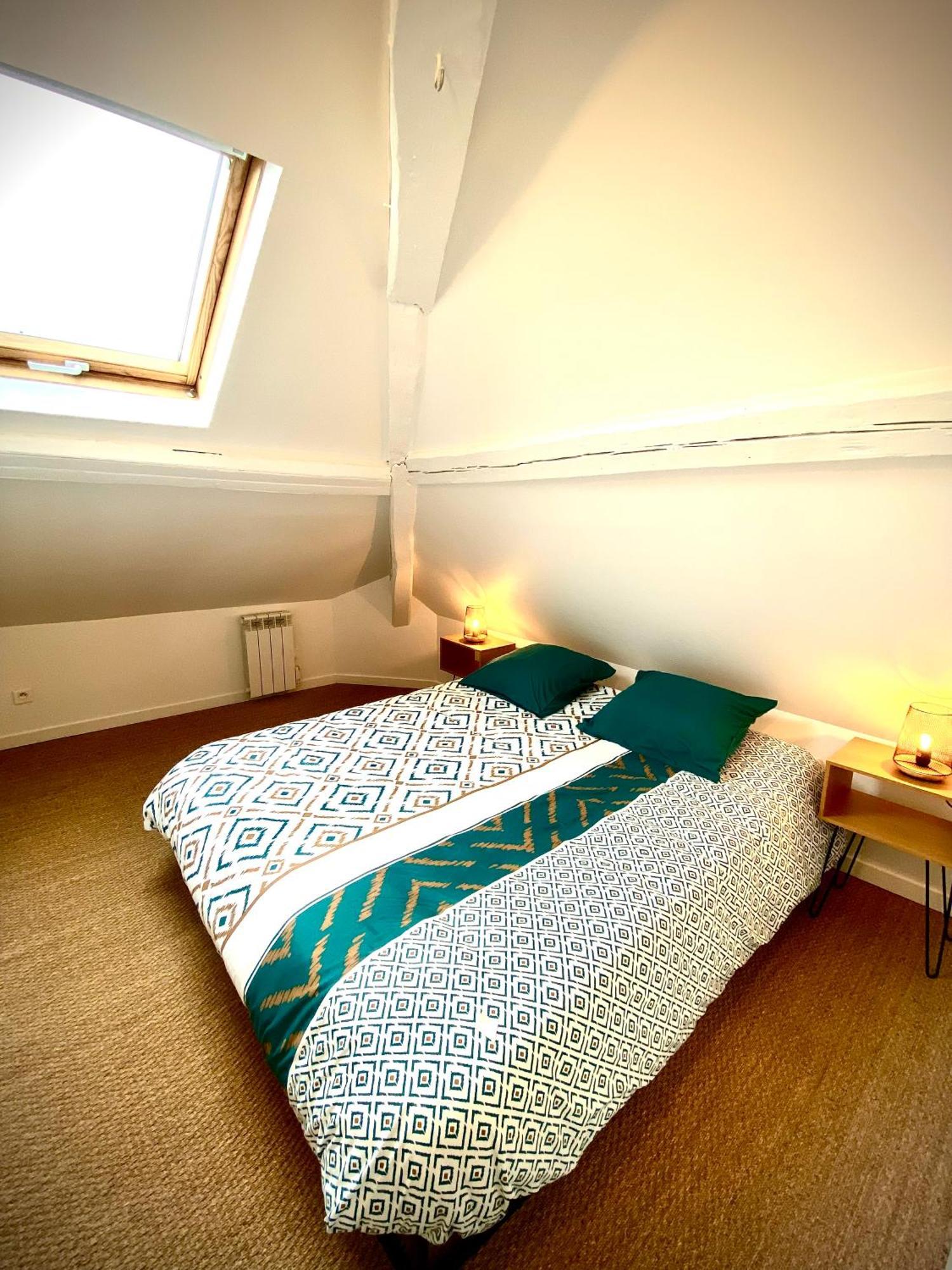 Le Duplex Rouen Cocooning Rouen Centre Parking Apartment Bagian luar foto